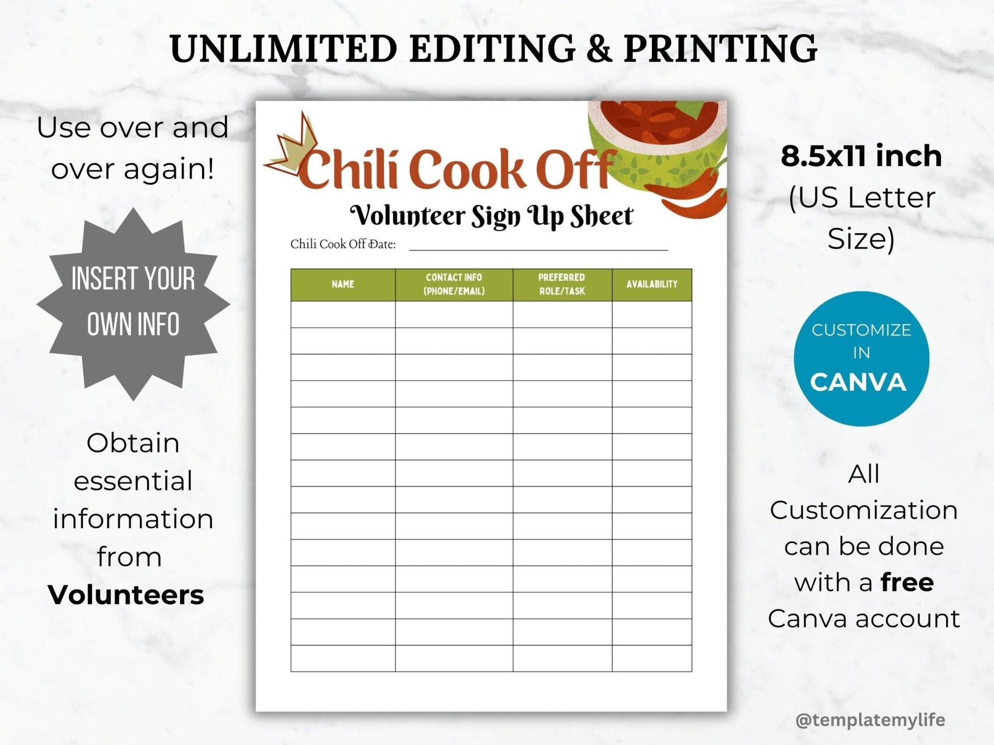 chili-cook-off-volunteer-sign-up-sheet-flyer-template-template-my-life-tml-design for Free Printable Chili Judging Sheet Chili Cook off Volunteer Sign Up Sheet Flyer Template – Template My Life | TML Design for Free Printable Chili Judging Sheet