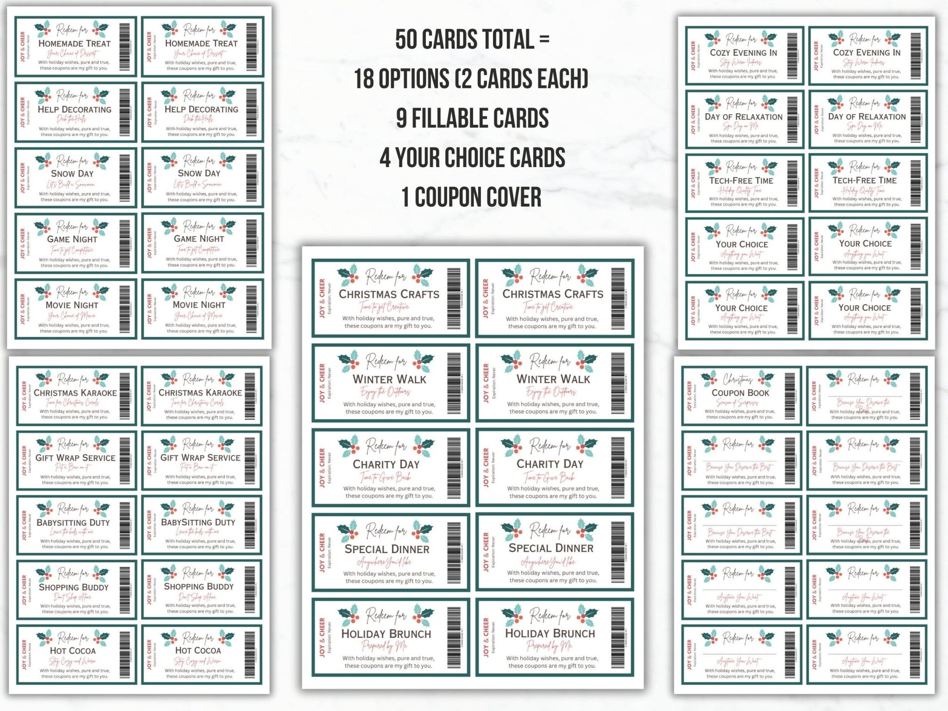 Homemade Coupons Coupon Book Diy For Him 40 Spicy Printable