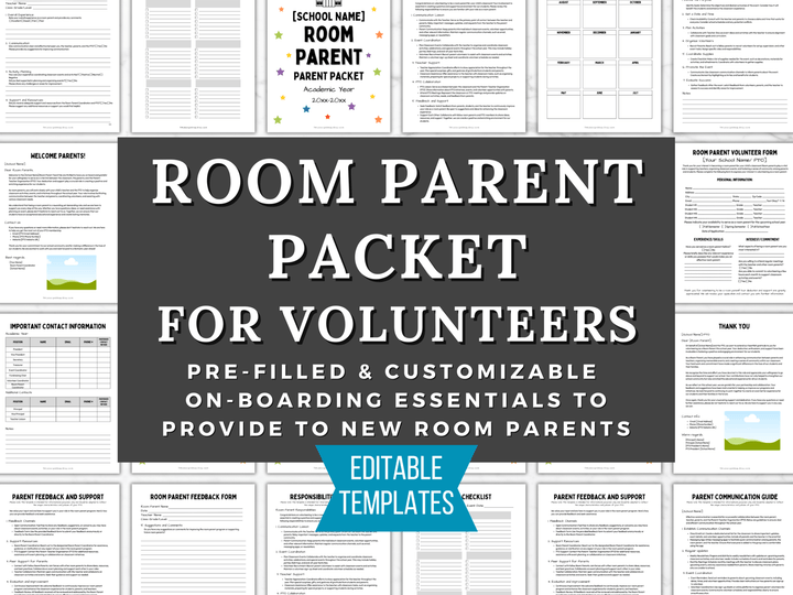 Complete PTO and PTA Template Collection - Planners, Flyers ...