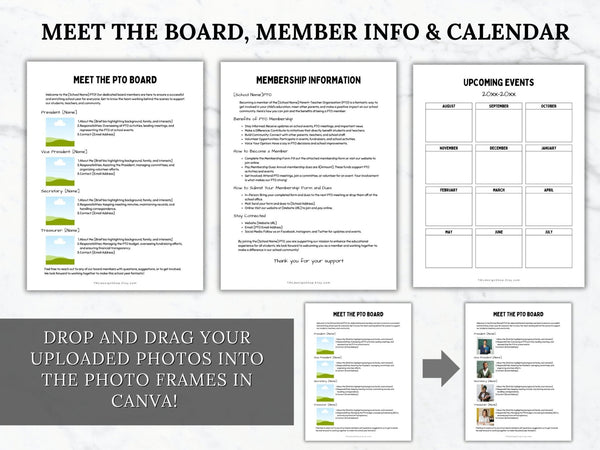 Complete PTO/PTA Welcome Packet - Engage and Inform New Members ...